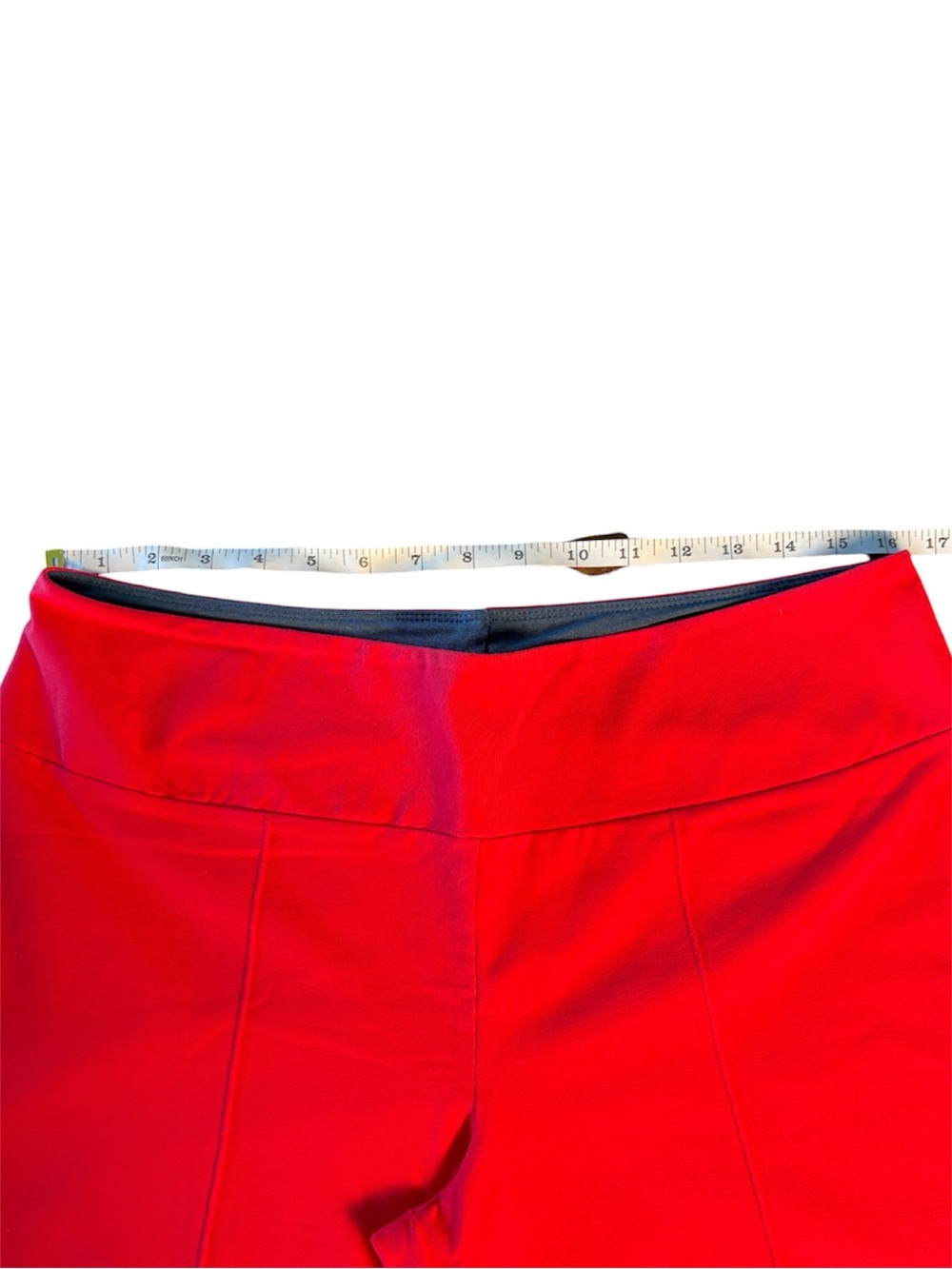 NWT Women With Control Crop Pants Stretchy Red Large Petite - Picture 14 of 15